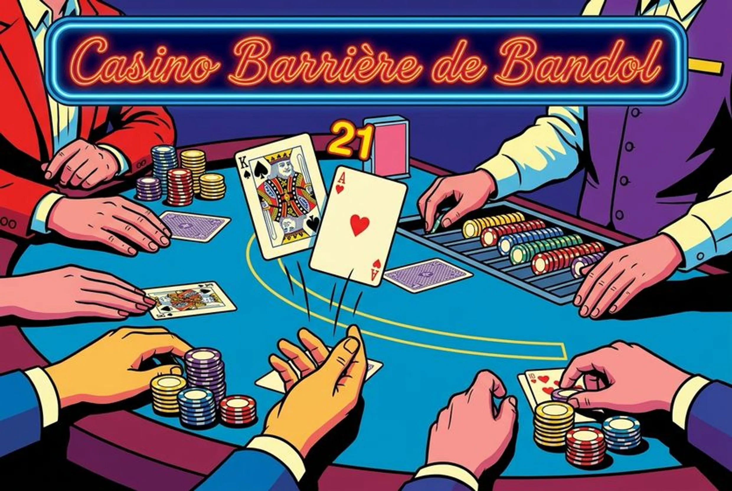 Jouer au blackjack sur Casino Barrière de Bandol